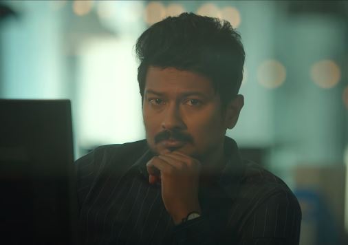 Actor Udhayanidhi Stalin as Thirumaaran