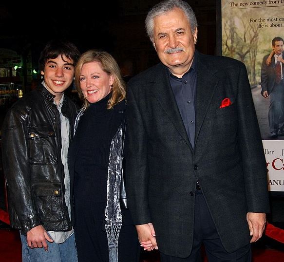 Alex Aniston with his father and mother