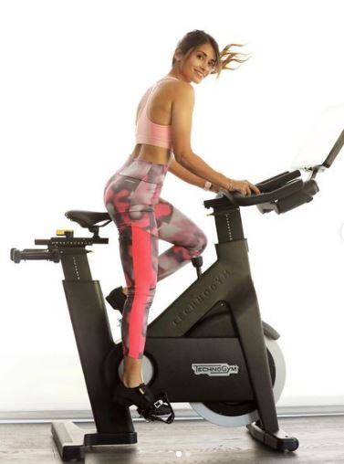 Antonela is a fitness freak