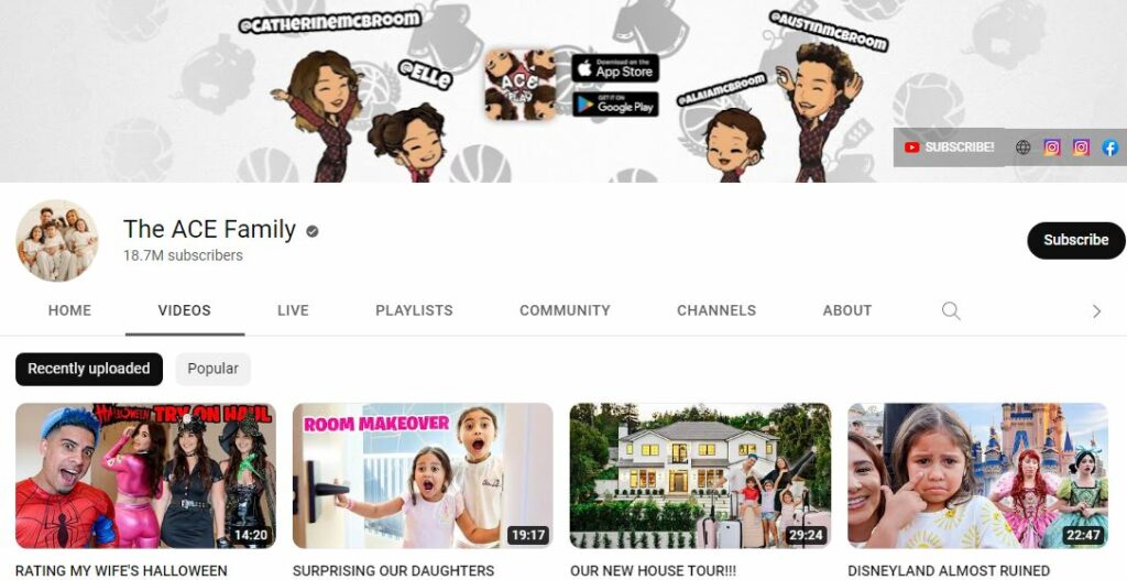 Austin Mcbroom YouTube channel