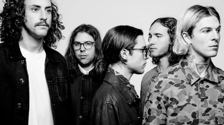 Brandon Fried with The Neighbourhood members