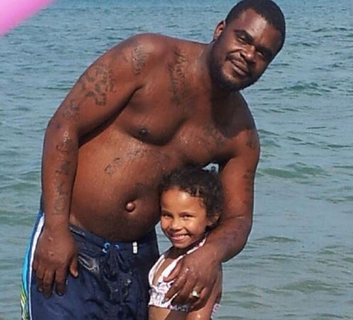 Brooklyn Queen with her dad