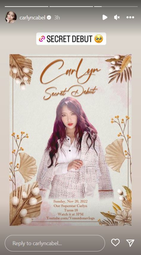 Carlyn Ocampo Secret Debut on YouTube