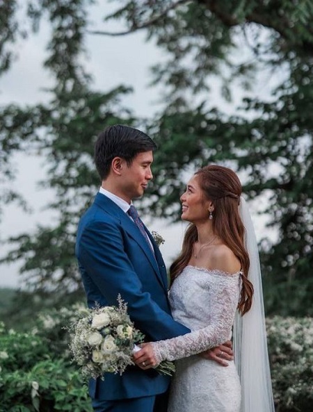 Charles Tiu Blazers with his wife