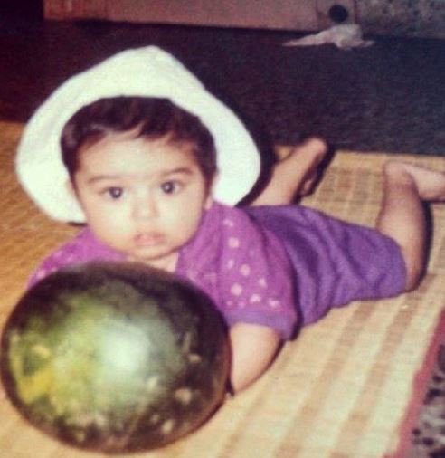 Childhood photo of Aaftab Poonawala
