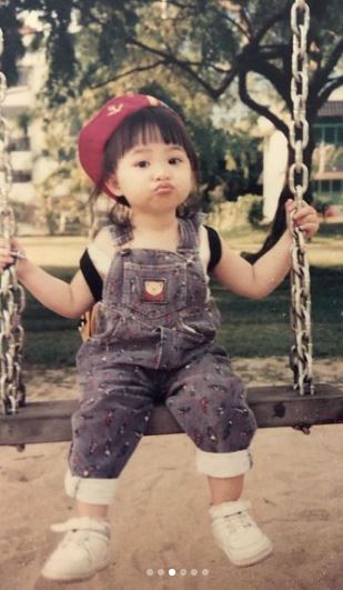 Childhood photo of Gracie