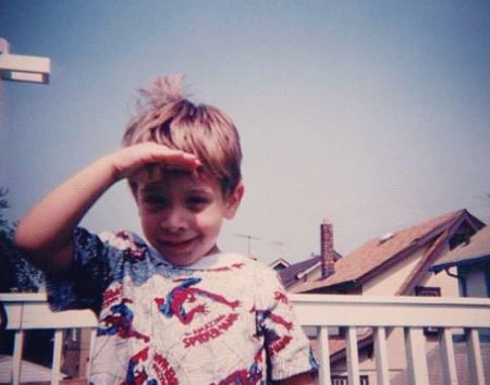 Childhood photo of Kiki