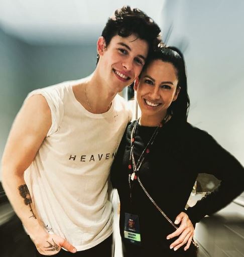 Dr Jocelyne Miranda and Shawn Mendes