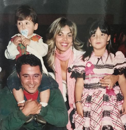 Gabriela with her parents