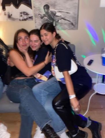Gabriella with her friends