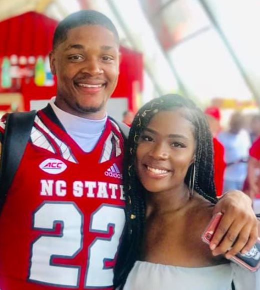 Grace Hunter and her boyfriend