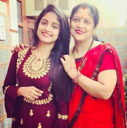 Guragain with her mother Yasoda Lamsal Guragain