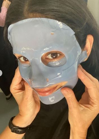 Hannah Khalique Brown takes care of her skin