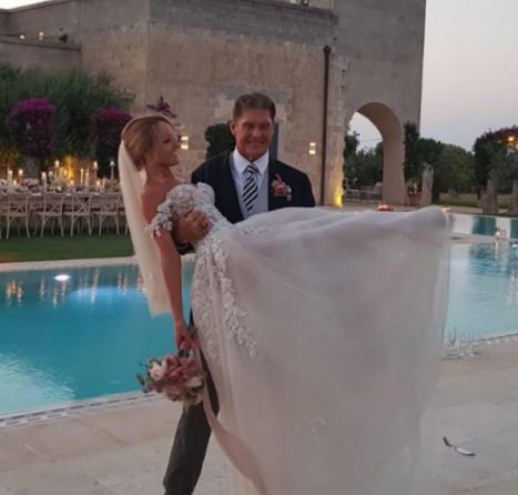 Hayley Roberts got wedded to David Hasselhoff