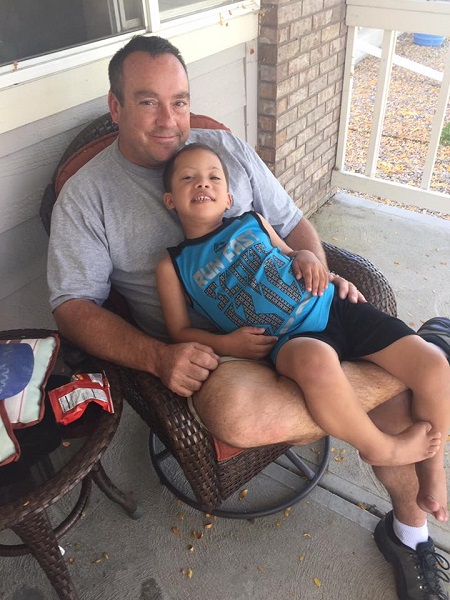 Hugh McKean and his kids
