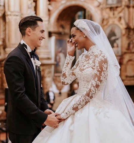 Jasmine Tookes marriage picture