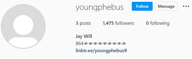 Jay's Instagram account