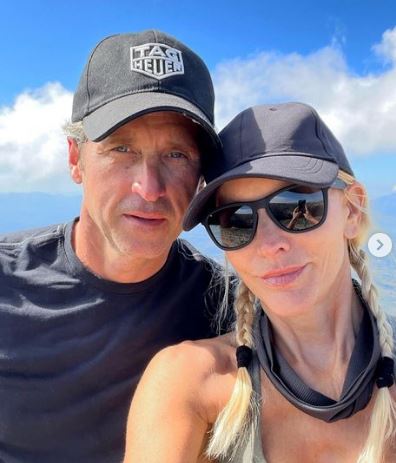 Jillian Fink with her husband
