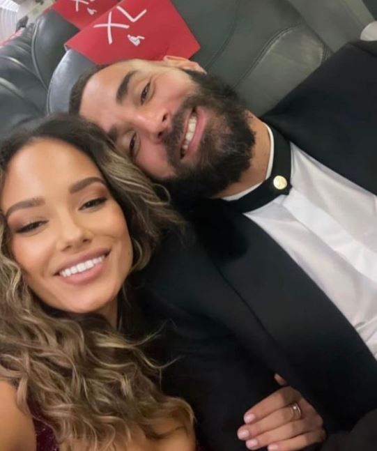 Jordan with Karim Benzema