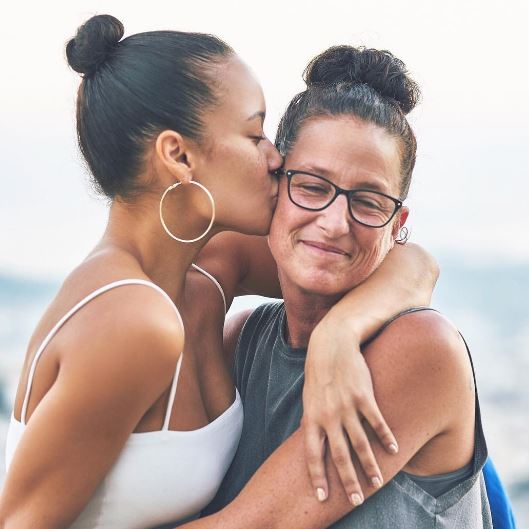 Jordan with her mother Gina Galipo Bluthardt