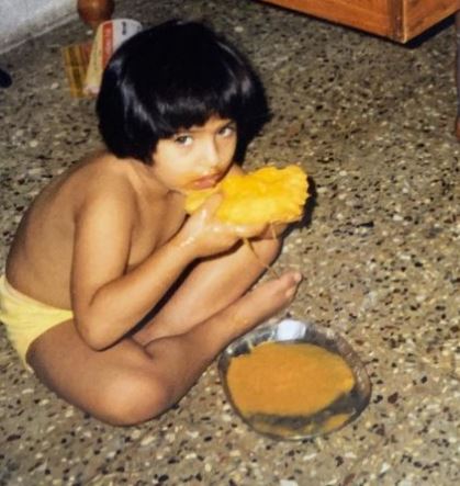 Kavya Kalyanram childhood image