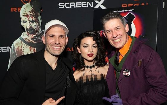 LaVera with the cast of Terrifier 2