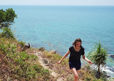 Lisa Vicari at Koh Lanta island