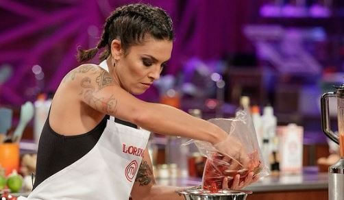 Lorena Castell contested on masterchef