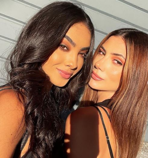 Mariana with her partner Fabiola Valentin
