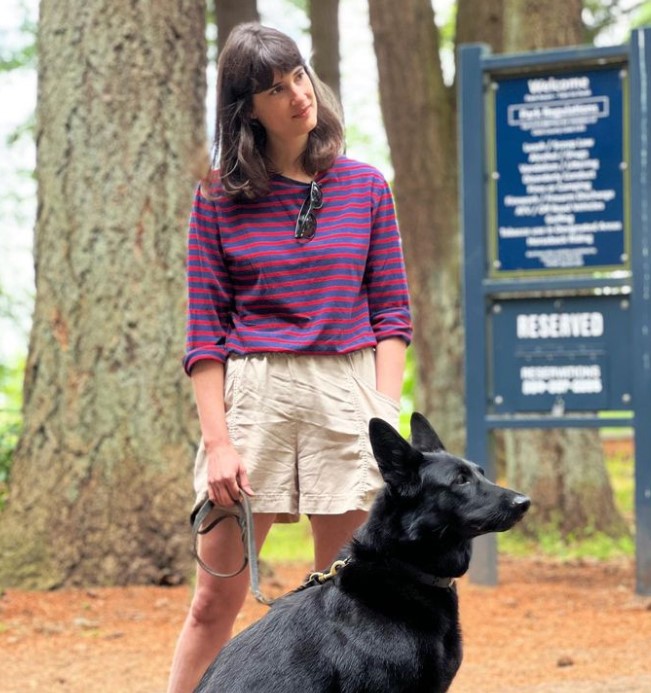 Marie Gluesenkamp Perez has a pet dog