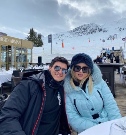 Michael with his girlfriend Tiffany Trump