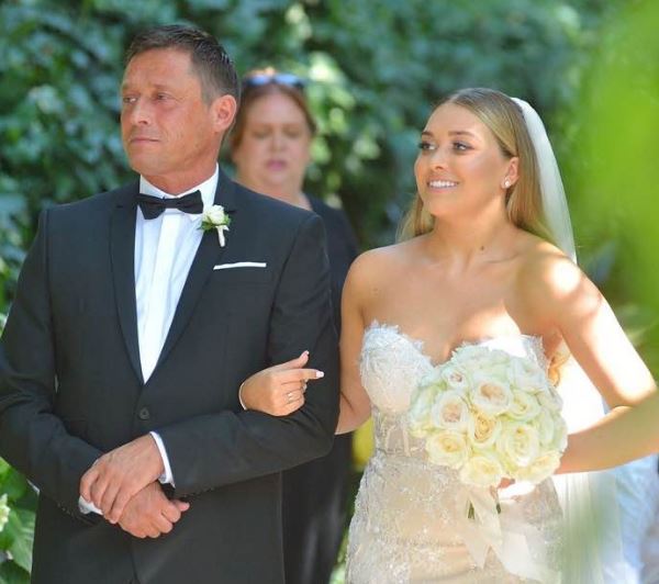 Michele Lacroix and her father