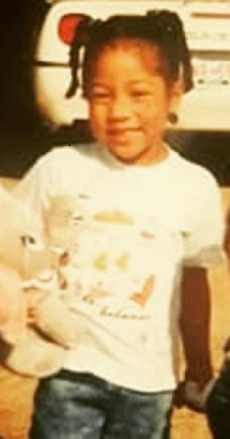 Morgan Harvey childhood picutre