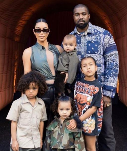 North with her family