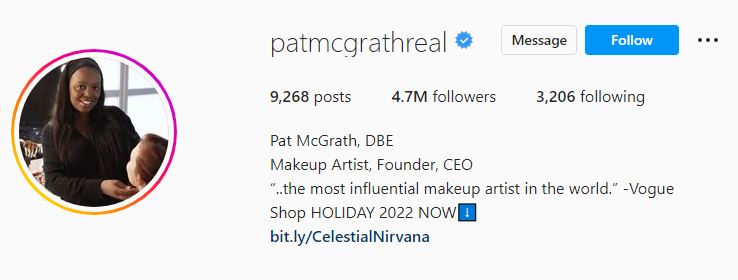 Pat's Instagram account