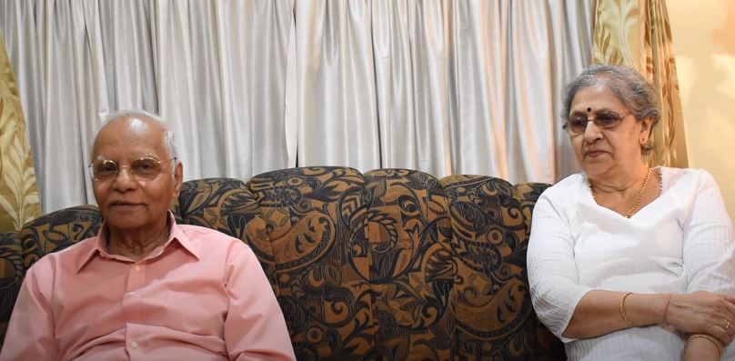 RN Kulkarni and his wife