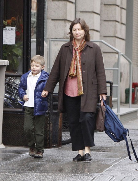 Regina Lasko and her son