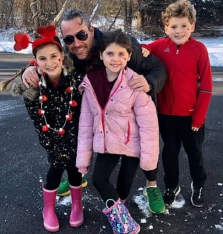 Rob McClanaghan with his kids