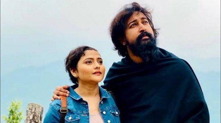Sabyasachi Chowdhury with Aindrila Sharma