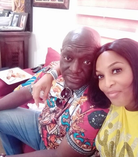 Sammie Okposo and his wife