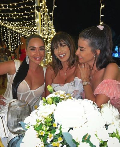 Sarah with her friends