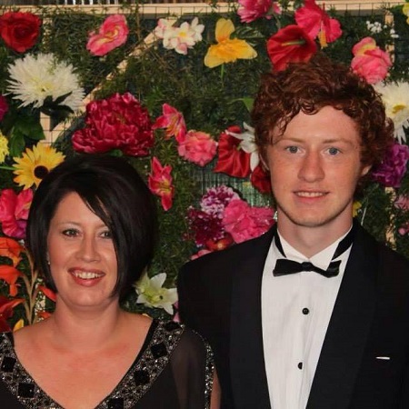 Scarlett Buckley mother with her son