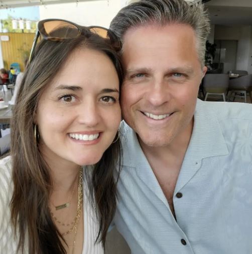 Scott Sveslosky with his wife