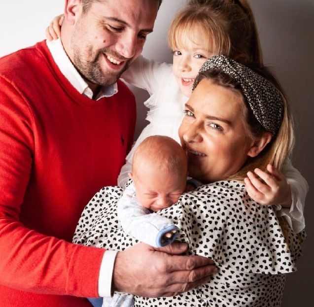 Sean with his family