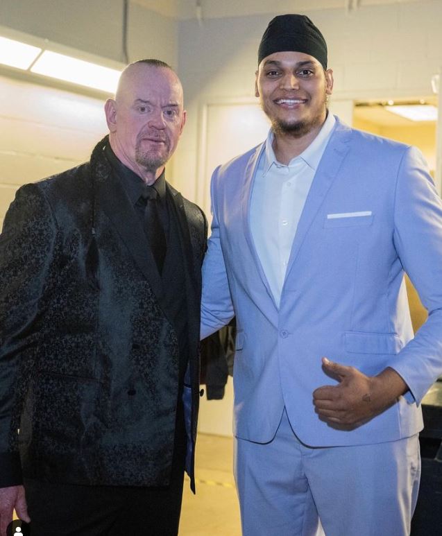 Shanky singh with undertaker
