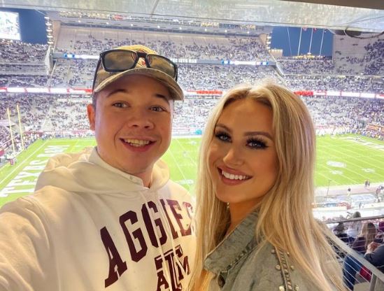 Skyler Bergoon with her boyfriend