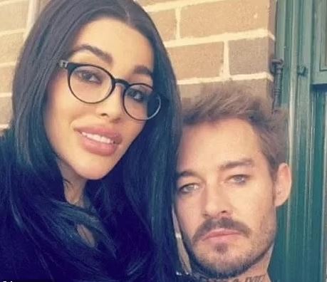 Sonya with her ex-partner Daniel Johns