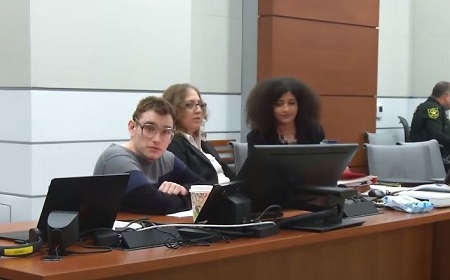 Tamara Curtis sitting with criminal nicholas