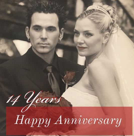 Tammie and Jason David Frank wedding photo