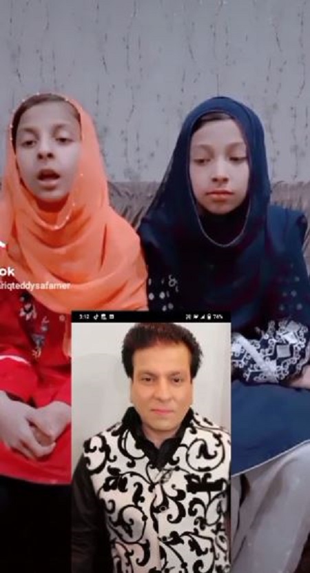 Tariq Teddy both daughters